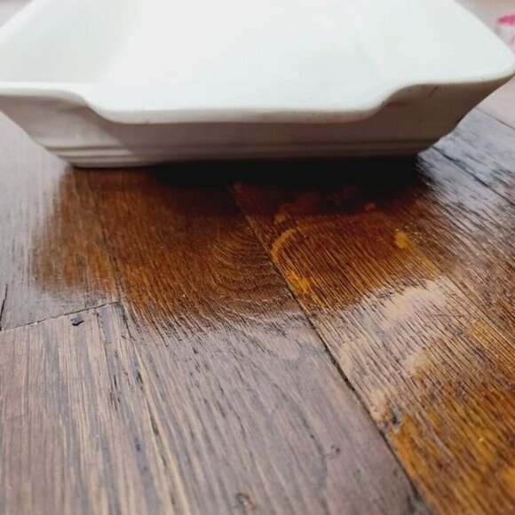 Vintage MCM 1970's Capri Bake Serve n Store Augratin Orange Flower Baking Dish - Picture 4 of 12